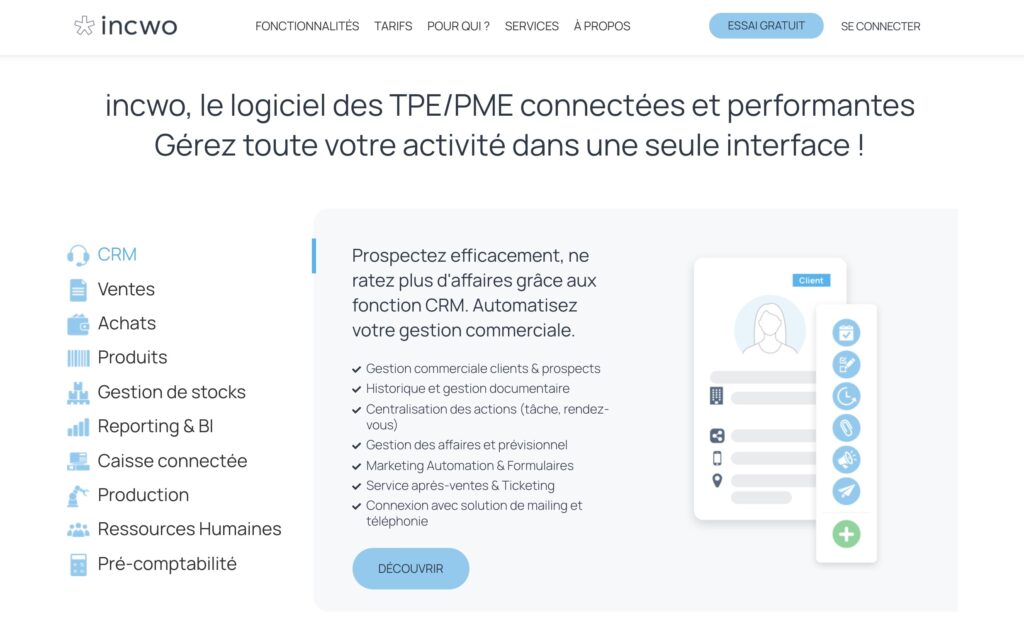 incwo - nouveau site internet
