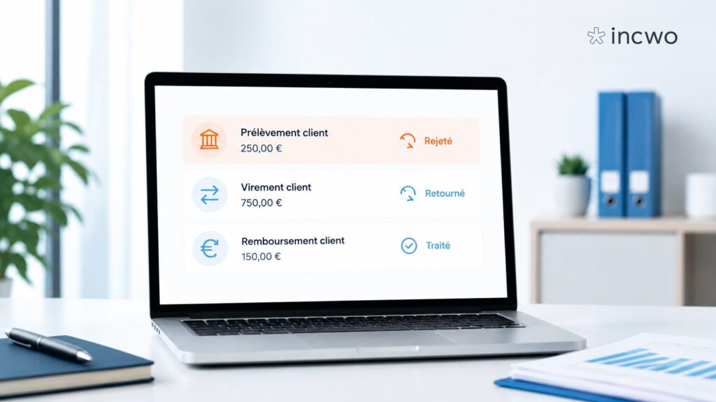 Rejet paiement facture