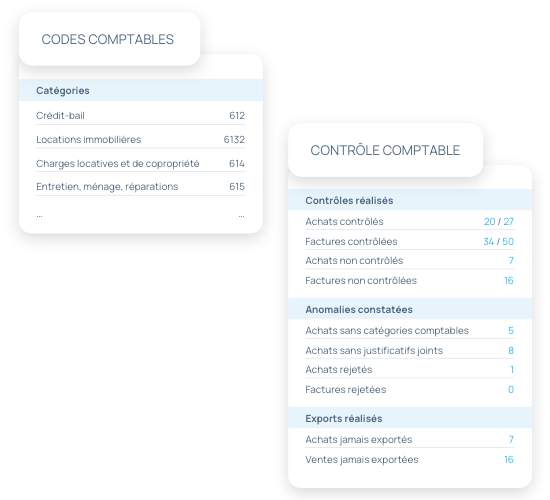 Collaboration avec expert-comptable : Codes et contrôles comptables