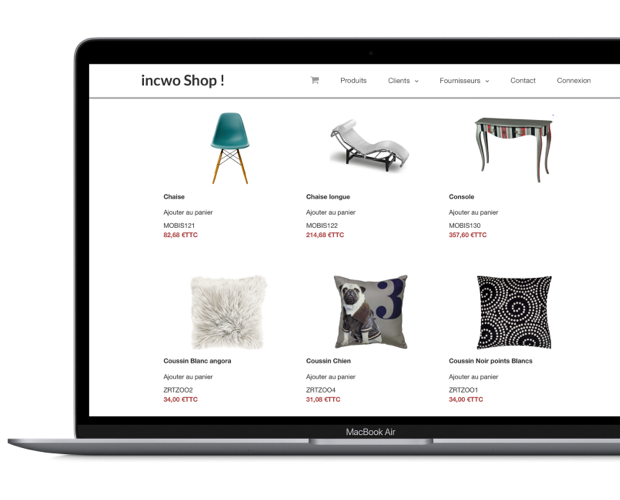 Site e-commerce et boutique en ligne